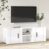 vidaXL Tv-meubel 100x31,5x35 cm bewerkt hout wit