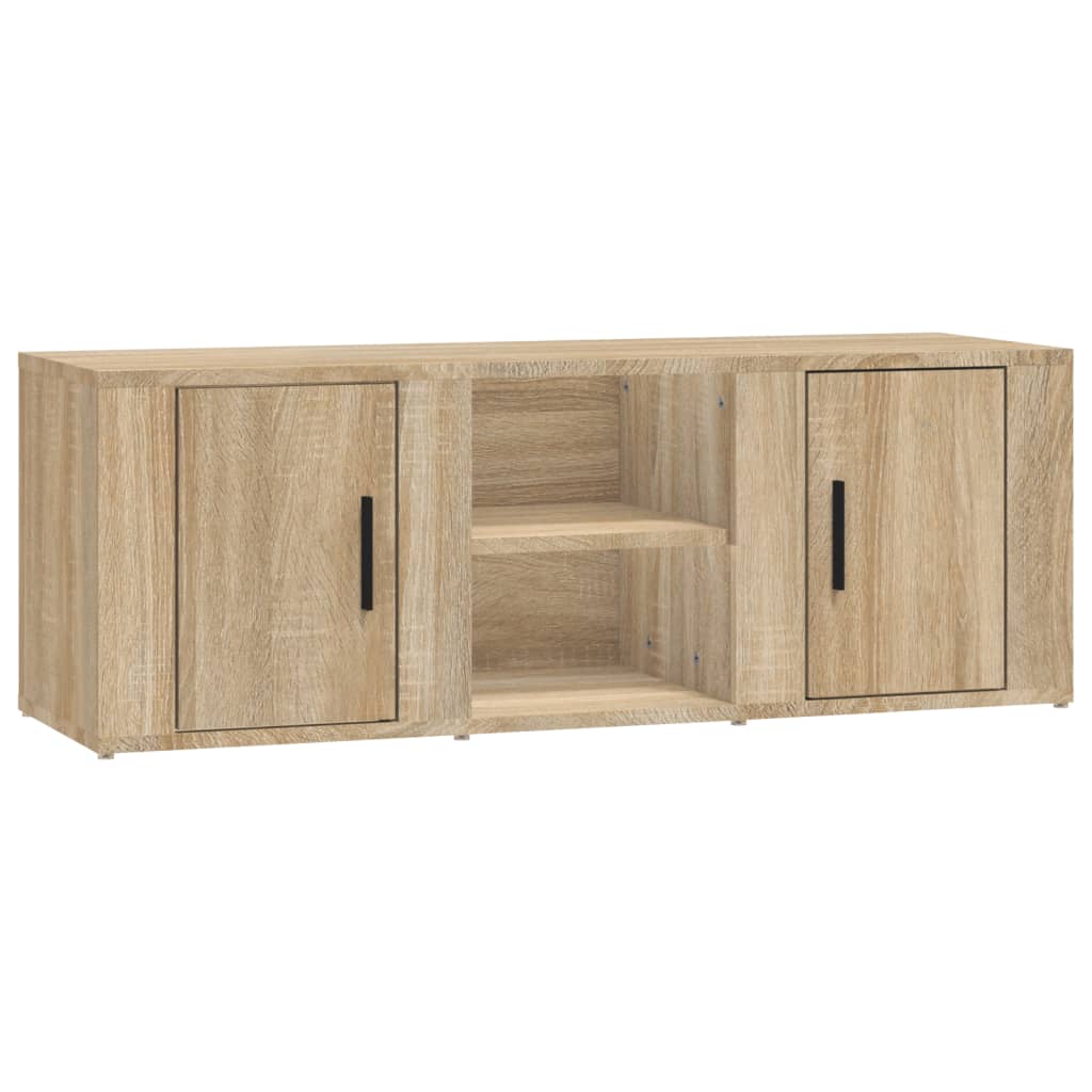 vidaXL Tv-meubel 100x31,5x35 cm bewerkt hout wit