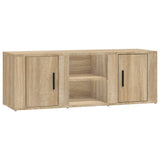 vidaXL Tv-meubel 100x31,5x35 cm bewerkt hout wit