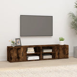 vidaXL Tv-meubels 2 st 80x31,5x36 cm bewerkt hout wit