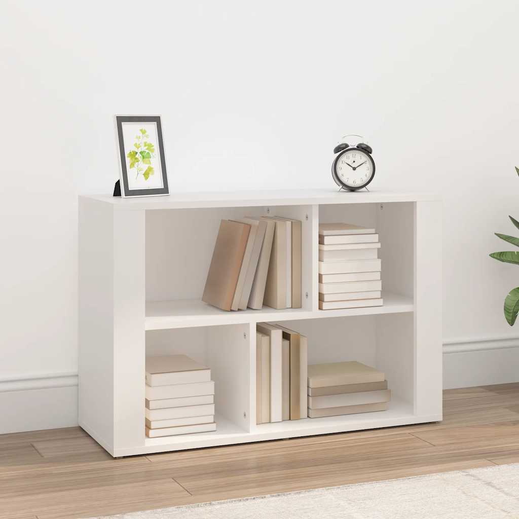 vidaXL Dressoir 80x30x54 cm bewerkt hout wit