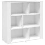 vidaXL Dressoir 80x30x80 cm bewerkt hout wit