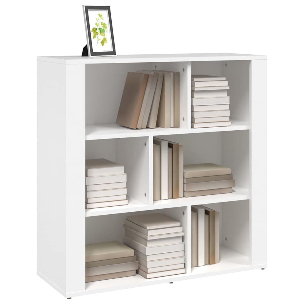 vidaXL Dressoir 80x30x80 cm bewerkt hout wit