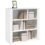 vidaXL Dressoir 80x30x80 cm bewerkt hout wit