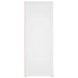 vidaXL Dressoir 80x30x80 cm bewerkt hout wit