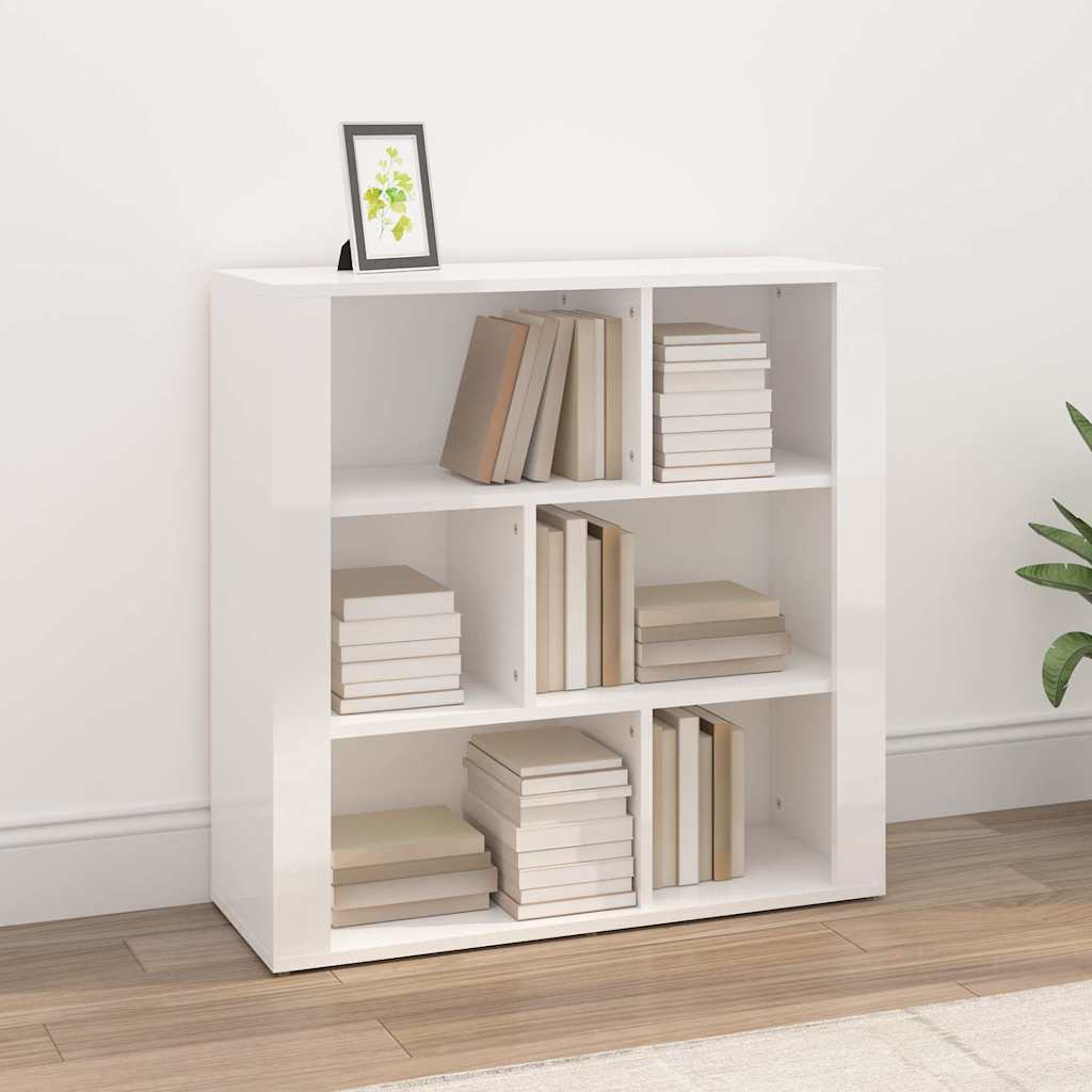 vidaXL Dressoir 80x30x80 cm bewerkt hout wit