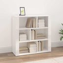 vidaXL Dressoir 80x30x80 cm bewerkt hout wit