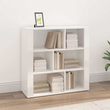 vidaXL Dressoir 80x30x80 cm bewerkt hout wit