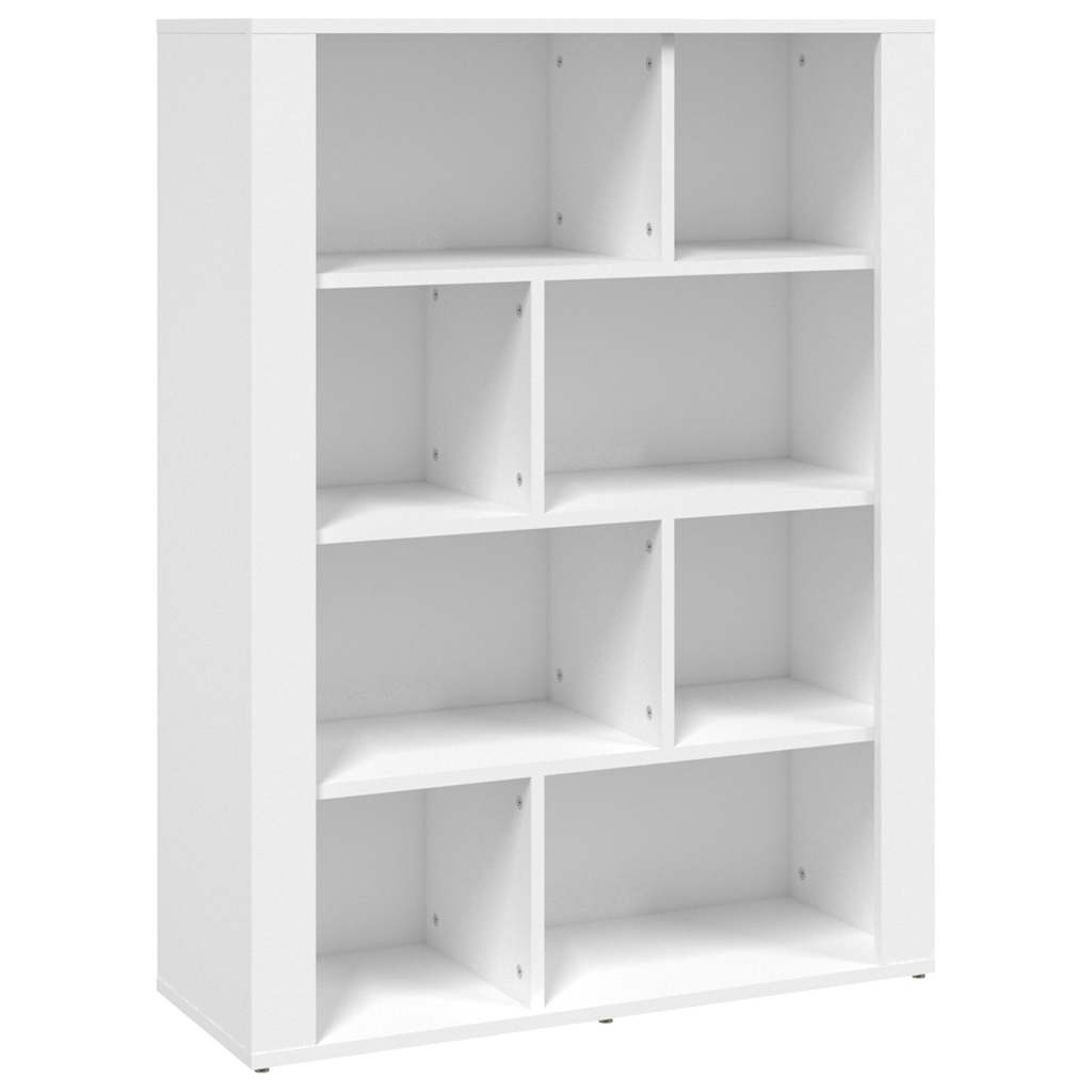 vidaXL Dressoir 80x30x106 cm bewerkt hout wit