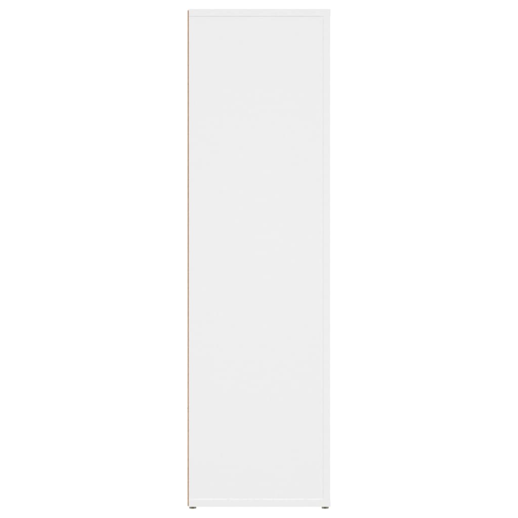 vidaXL Dressoir 80x30x106 cm bewerkt hout wit