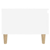 vidaXL Bijzettafel 50x46x35 cm bewerkt hout wit