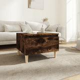 vidaXL Bijzettafel 50x46x35 cm bewerkt hout wit