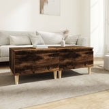 vidaXL Bijzettafel 50x46x35 cm bewerkt hout wit
