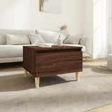 vidaXL Bijzettafel 50x46x35 cm bewerkt hout wit