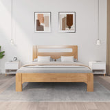 vidaXL Nachtkastje 50x46x50 cm bewerkt hout wit