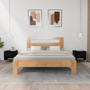 vidaXL Nachtkastje 50x46x50 cm bewerkt hout wit