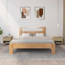 vidaXL Nachtkastje 50x46x50 cm bewerkt hout wit