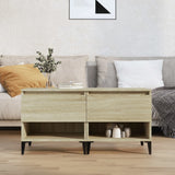vidaXL Bijzettafel 50x46x50 cm bewerkt hout wit