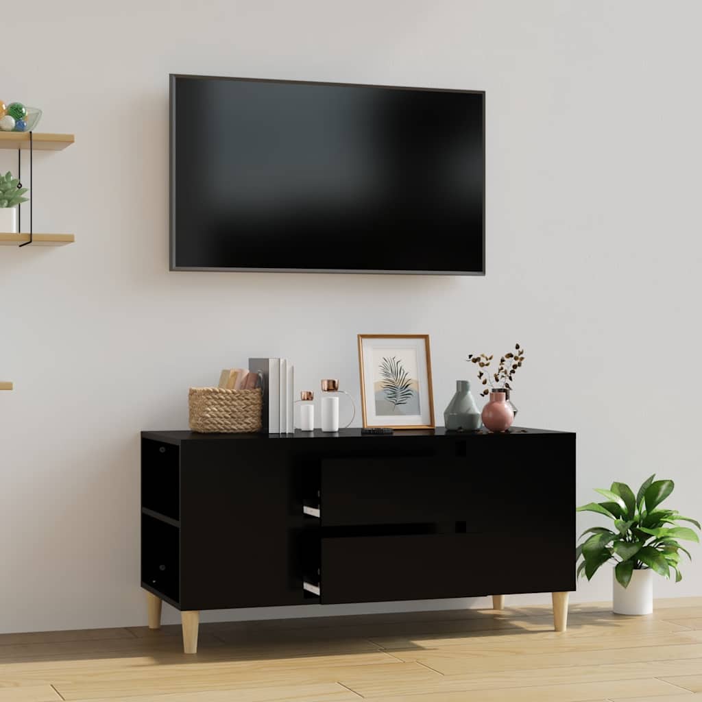 vidaXL Tv-meubel 102x44,5x50 cm bewerkt hout wit