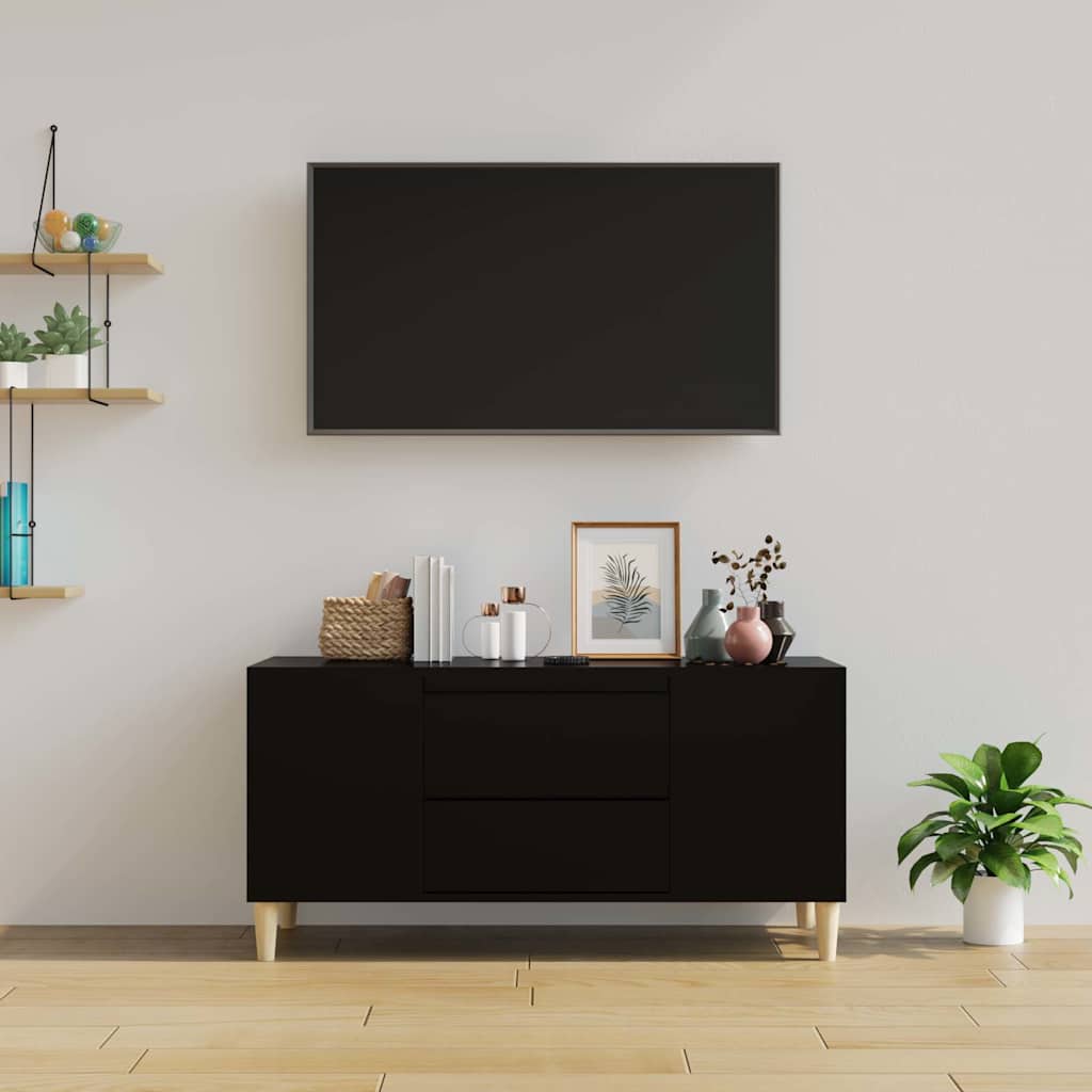 vidaXL Tv-meubel 102x44,5x50 cm bewerkt hout wit