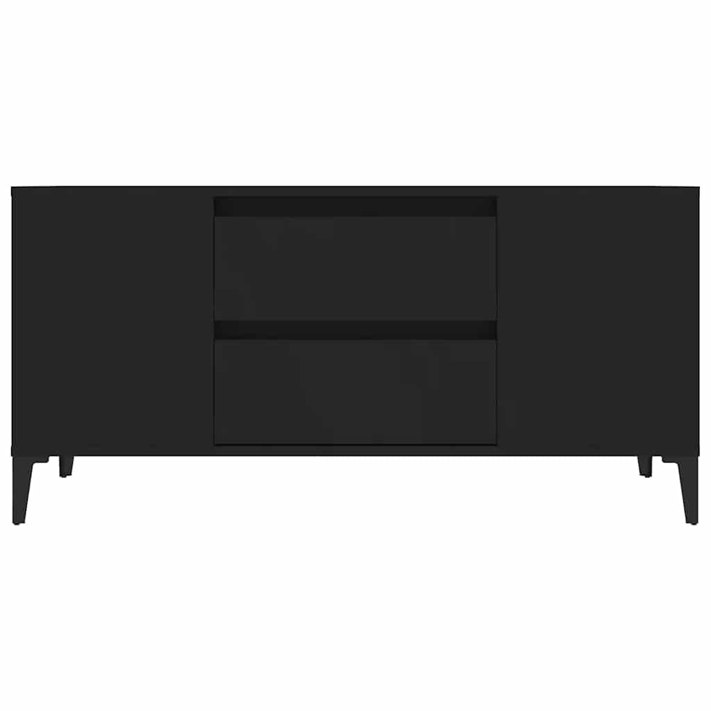 vidaXL Tv-meubel 102x44,5x50 cm bewerkt hout wit