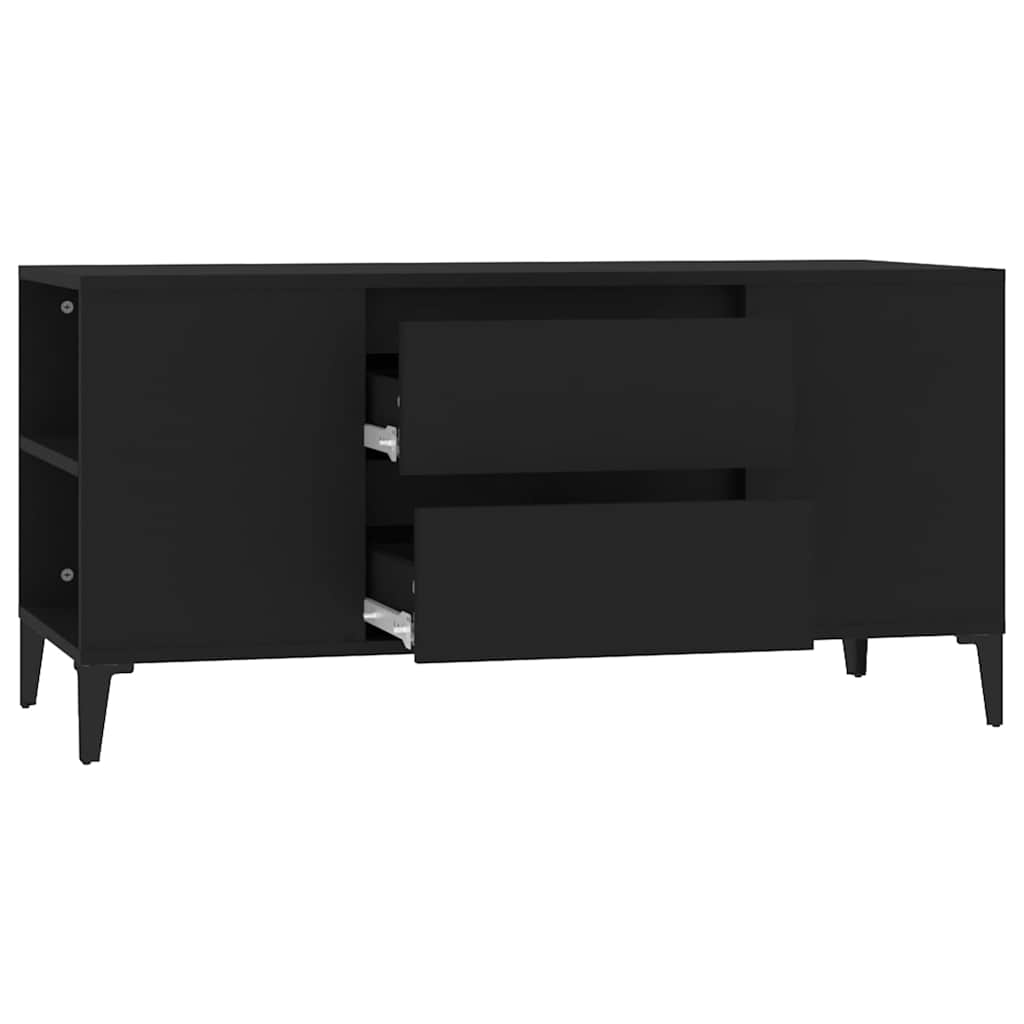 vidaXL Tv-meubel 102x44,5x50 cm bewerkt hout wit