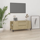 vidaXL Tv-meubel 102x44,5x50 cm bewerkt hout wit