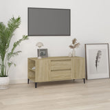 vidaXL Tv-meubel 102x44,5x50 cm bewerkt hout wit
