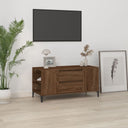 vidaXL Tv-meubel 102x44,5x50 cm bewerkt hout wit