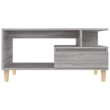 vidaXL Salontafel 90x49x45 cm bewerkt hout wit
