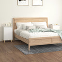 vidaXL Nachtkastje 40x35x70 cm bewerkt hout wit