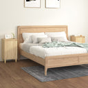 vidaXL Nachtkastje 40x35x70 cm bewerkt hout wit