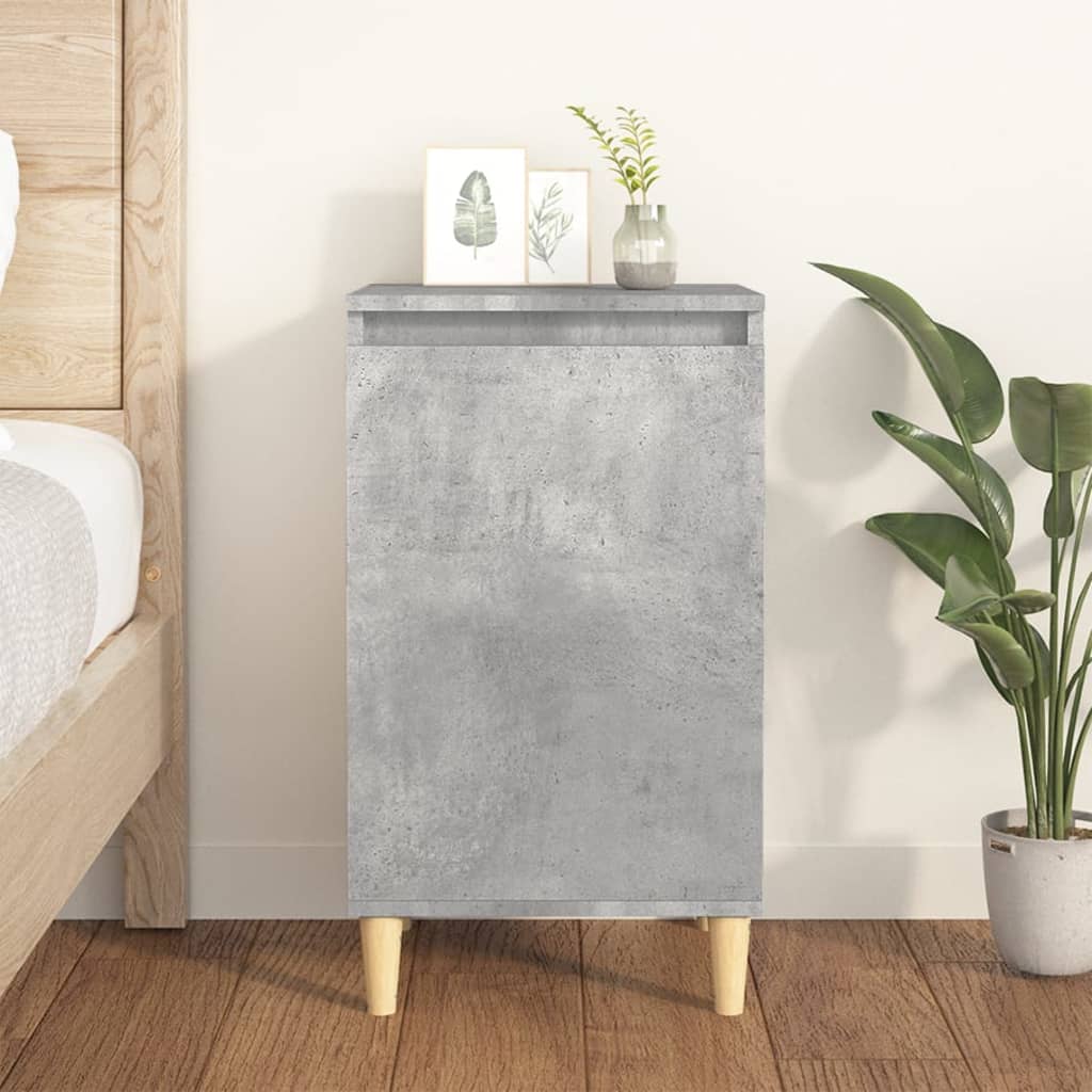 vidaXL Nachtkastje 40x35x70 cm bewerkt hout wit