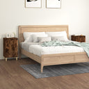 vidaXL Nachtkastje 40x35x70 cm bewerkt hout wit