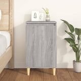 vidaXL Nachtkastje 40x35x70 cm bewerkt hout wit