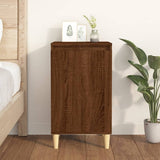 vidaXL Nachtkastje 40x35x70 cm bewerkt hout wit