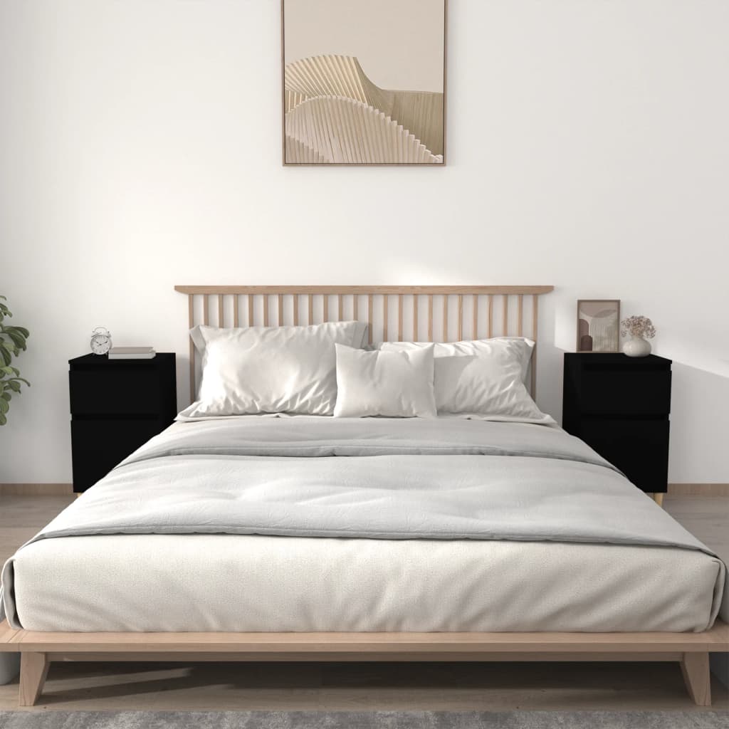 vidaXL Nightstand 40x35x70 cm white