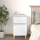 vidaXL Nightstand 40x35x70 cm white
