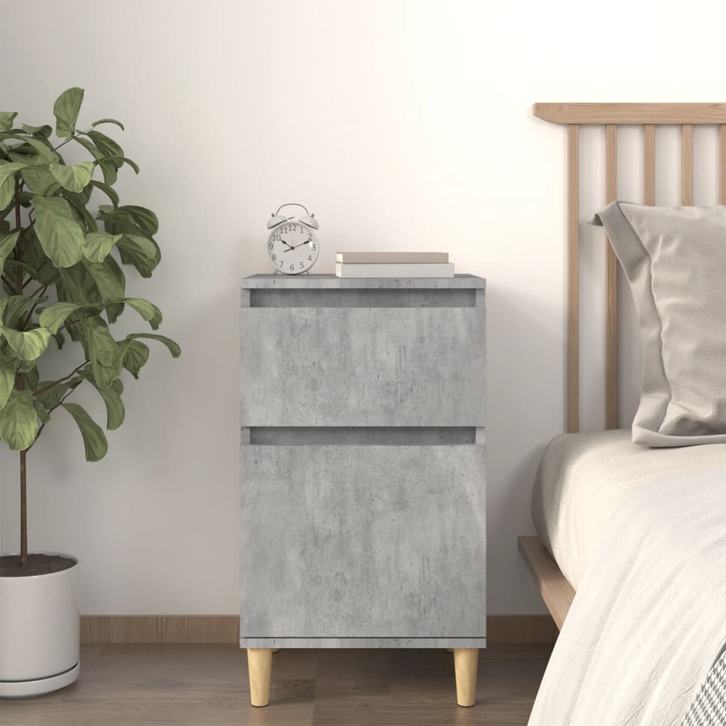 vidaXL Nightstand 40x35x70 cm white