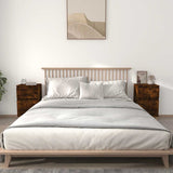 vidaXL Nightstand 40x35x70 cm white