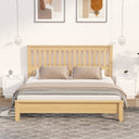 vidaXL Nachtkastje 44x35x45 cm bewerkt hout wit