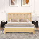 vidaXL Nachtkastje 44x35x45 cm bewerkt hout wit