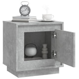 vidaXL Nachtkastje 44x35x45 cm bewerkt hout wit