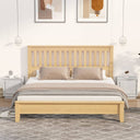 vidaXL Nachtkastje 44x35x45 cm bewerkt hout wit