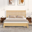 vidaXL Nachtkastje 44x35x45 cm bewerkt hout wit