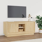 vidaXL Tv-meubel 102x35x45 cm bewerkt hout wit