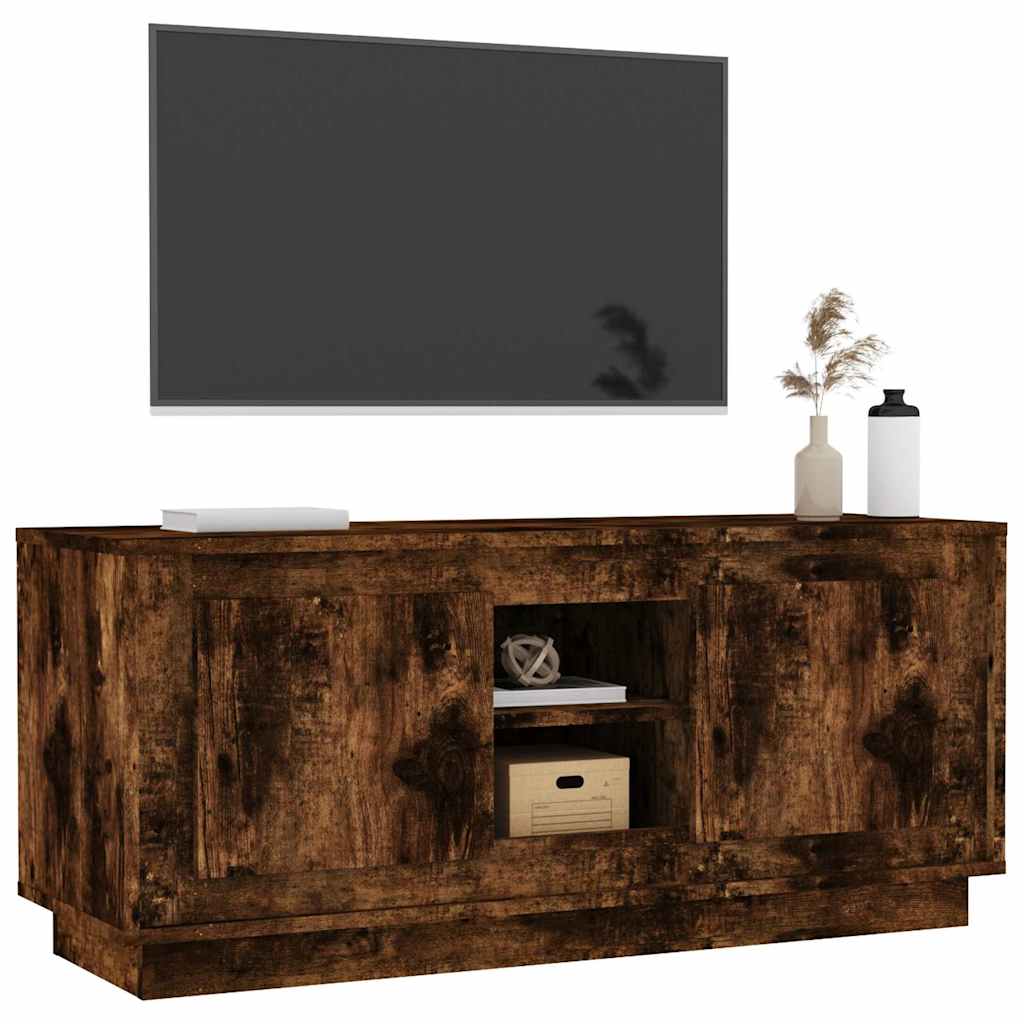 vidaXL Tv-meubel 102x35x45 cm bewerkt hout wit