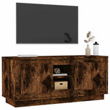 vidaXL Tv-meubel 102x35x45 cm bewerkt hout wit