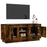vidaXL Tv-meubel 102x35x45 cm bewerkt hout wit