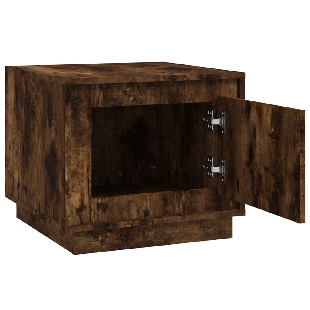 vidaXL Salontafel 51x50x44 cm bewerkt hout wit